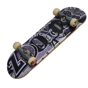 Tech Deck Fingerboard Skateboard Zoo York 96mm VTG Y2K Purple Black Logo